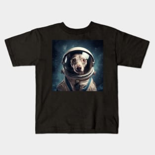 Astro Dog - American Hairless Terrier Kids T-Shirt